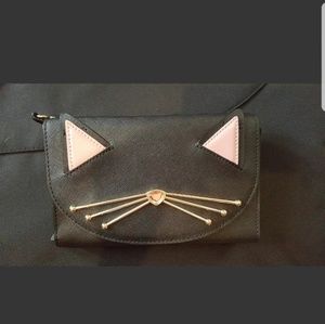 Kate Spade Cat Jazz Things Up Cat Black Leather Fl